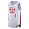 Maillot Basket Homme Philadelphia 76ers James Harden 1 2022-23 Nike City Edition Blanc Swingman